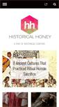 Mobile Screenshot of historicalhoney.com