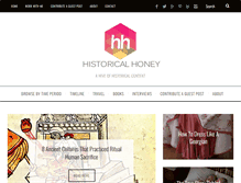 Tablet Screenshot of historicalhoney.com